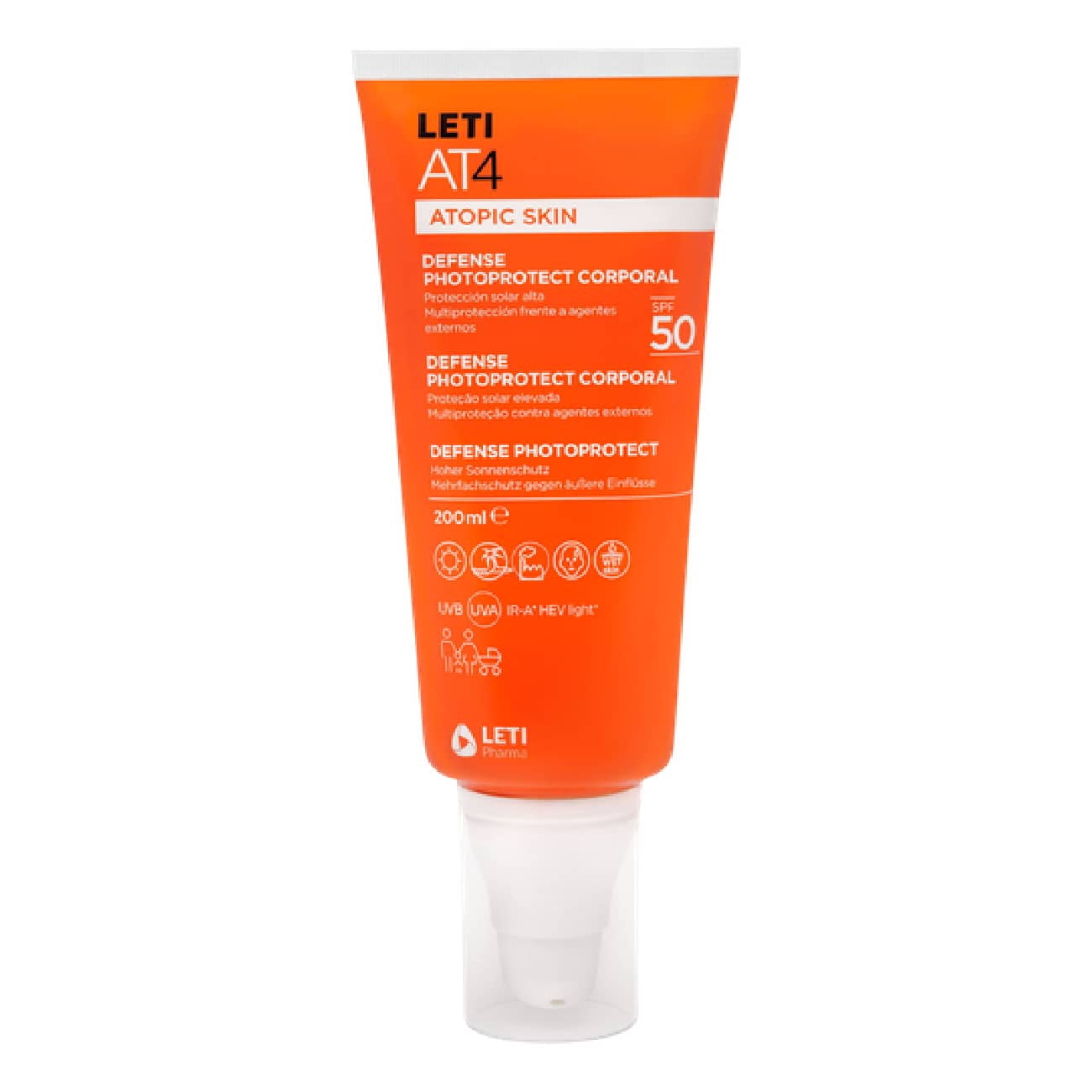 Letiat4 Defense Sun Protection Lotion SPF50 200ml - Healtsy