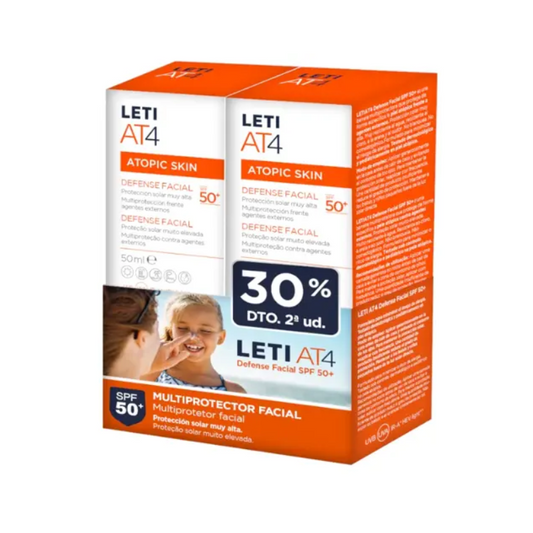 Letiat4 Defense Facial SPF50 - 50ml (Double Pack) - Healtsy