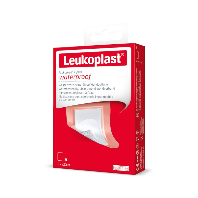 Leukoplast T Plus Dressing w/ Compress_ 5X7.2cm (x5 units) - Healtsy
