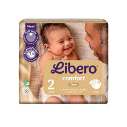 Libero_Comfort_size2_Diaper_3-6Kg (x 34 units) - Healtsy