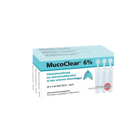 Logista Mucoclear 6% Inhalation Solution - 4ml (x20 units) – Buy Now at Healtsy