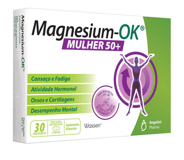 Magnesium-Ok Woman 50+ (x30 pills) - Healtsy