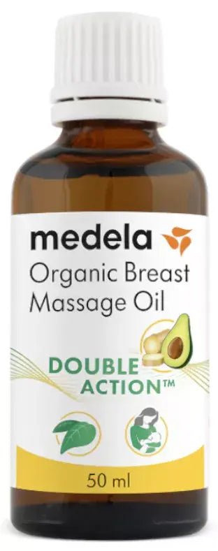 Medela Organic Double Action Breast Massage Oil - 50ml – Buy Now at Healtsy