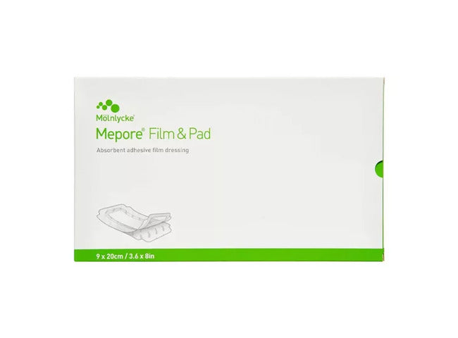 Mepore Film & Pad Transparent Dressing _ 9X20 cm (X5 units) - Healtsy