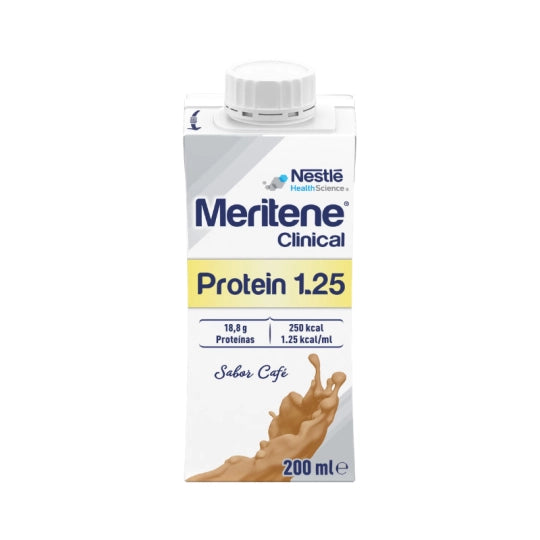 Meritene Clinical Protein 1.25g - Coffee - 200ml (x4 units) - Healtsy
