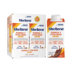 Meritene Strength and Vitality Chocolate Drink - 180ml (x4 units)