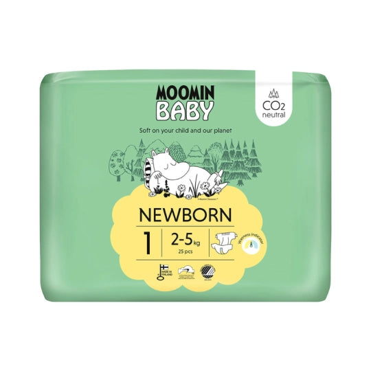 Moomin Baby Diapers Size 1_ 2-5Kg (x25 units) - Healtsy