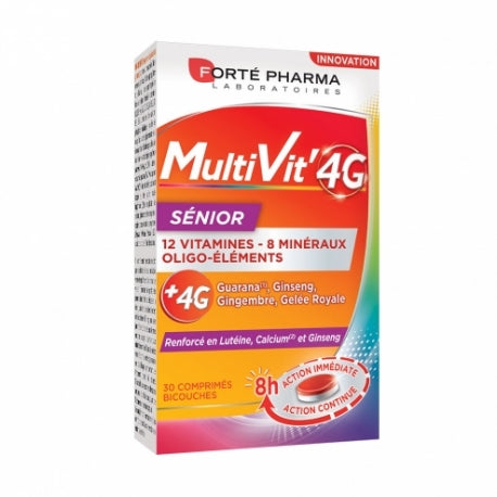 Multivit 4G Senior (x30 tablets) - Healtsy
