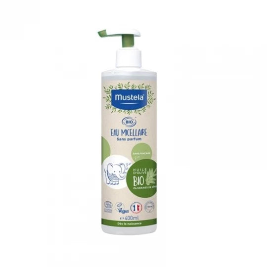 Mustela Bio Micellar Water Unscented - 400ml - Healtsy