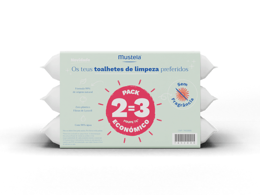 Mustela Bebe Cleansing Wipe without Perfume 2=3 – Buy Now at Healtsy