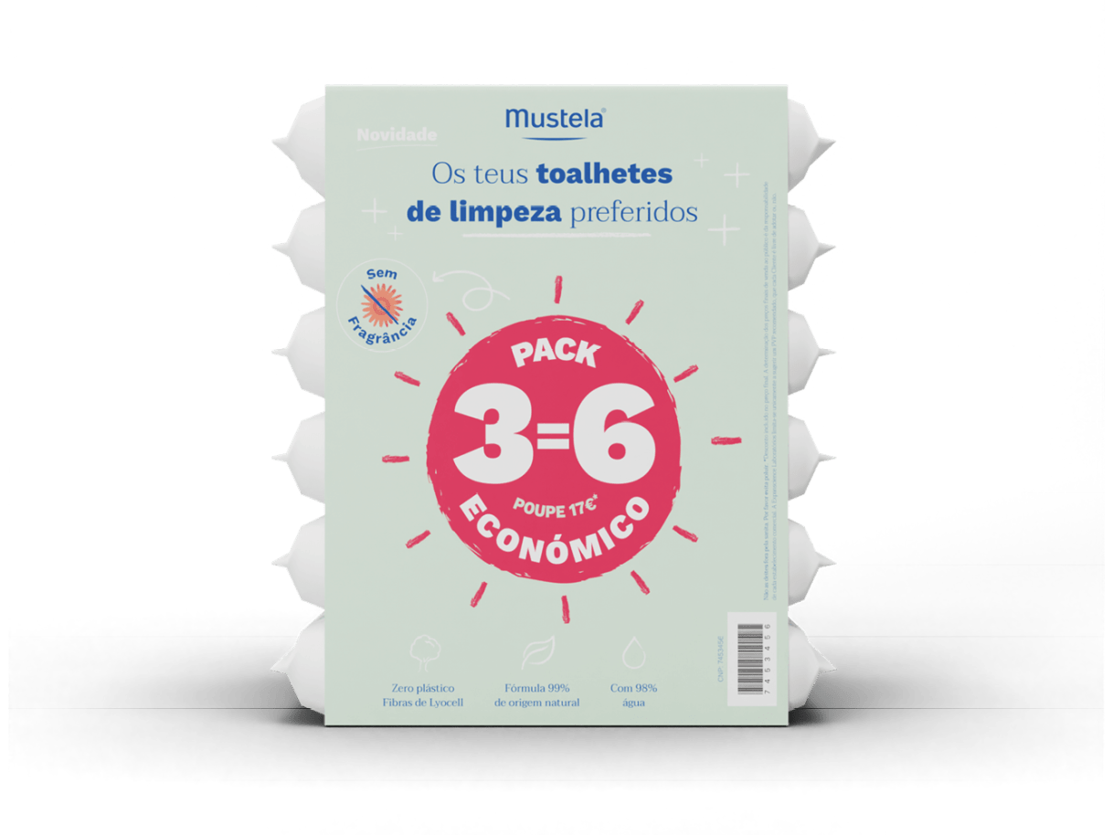Mustela Bebe Cleansing Wipe without Perfume 3=6 – Buy Now at Healtsy