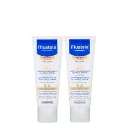 Mustela Bebe Dry Skin Face Cream - 40ml (Double Pack) – Buy Now at Healtsy