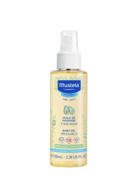 Mustela Baby Normal Skin Massage Oil - 100ml - Healtsy