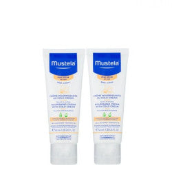 Mustela Bebe Dry Skin Face Cream - 40ml (Double Pack) - Healtsy