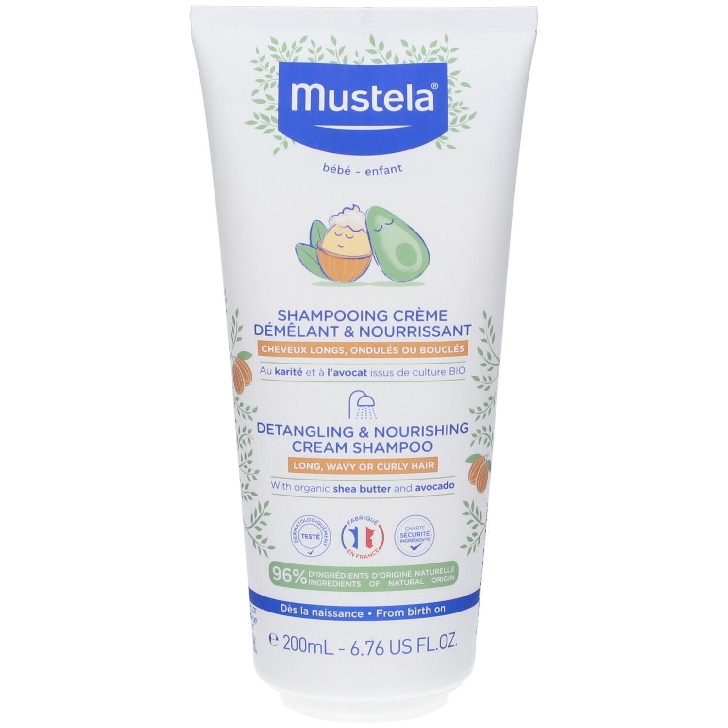 Mustela Detangling Cream Shampoo - 200ml – Buy Now at Healtsy