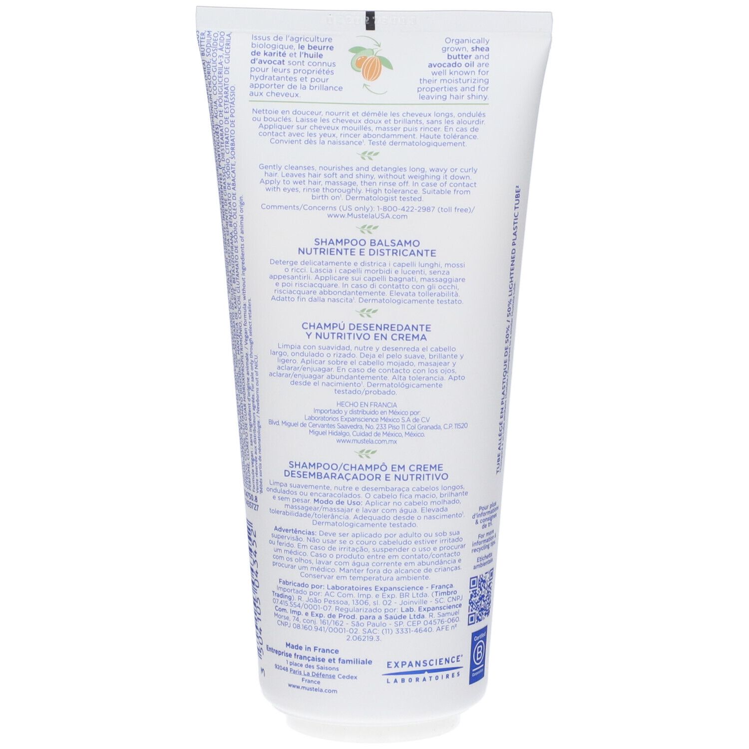 Mustela Detangling Cream Shampoo - 200ml – Buy Now at Healtsy
