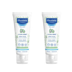 Mustela Hydra Baby Face Cream – 40ml (Twin Pack) - Healtsy
