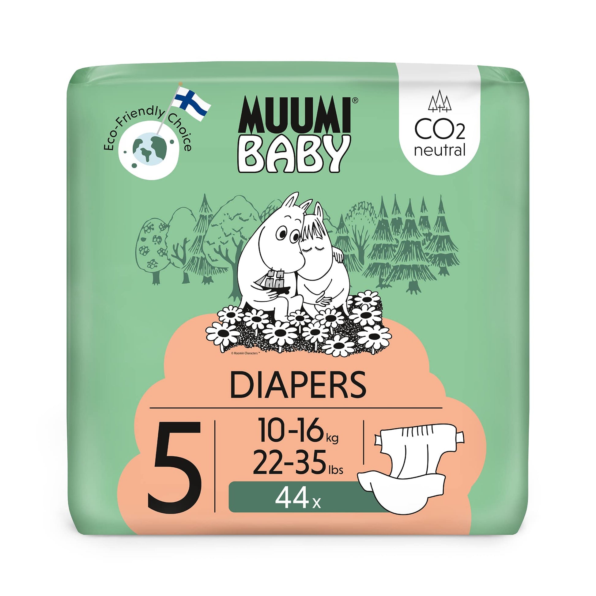 Muumi Baby Diaper_ Size 5 _10 - 16Kg (x44 units) – Buy Now at Healtsy