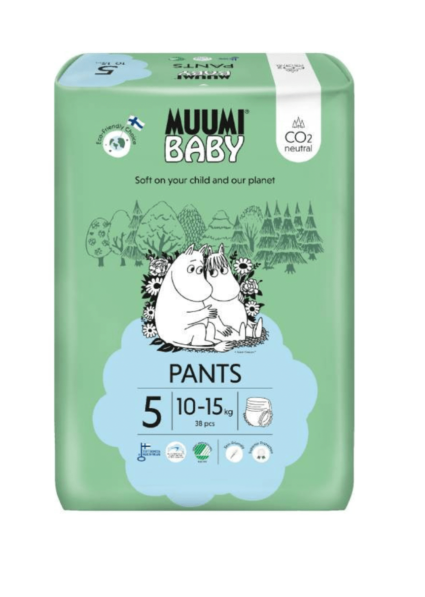 Muumi Baby Diaper Underwear _Tam. 5 _10 - 15Kg (x38 units) – Buy Now at Healtsy
