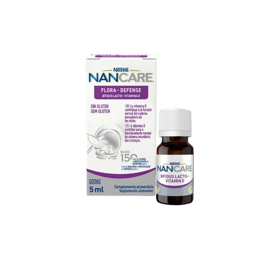 Nancare Flora-Defense B Lactis - Vitamin D drops - 5ml - Healtsy