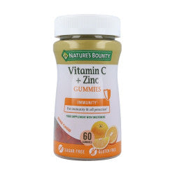 Nature's Bounty Vitamin C+Zinc (x60 gummies) - Healtsy