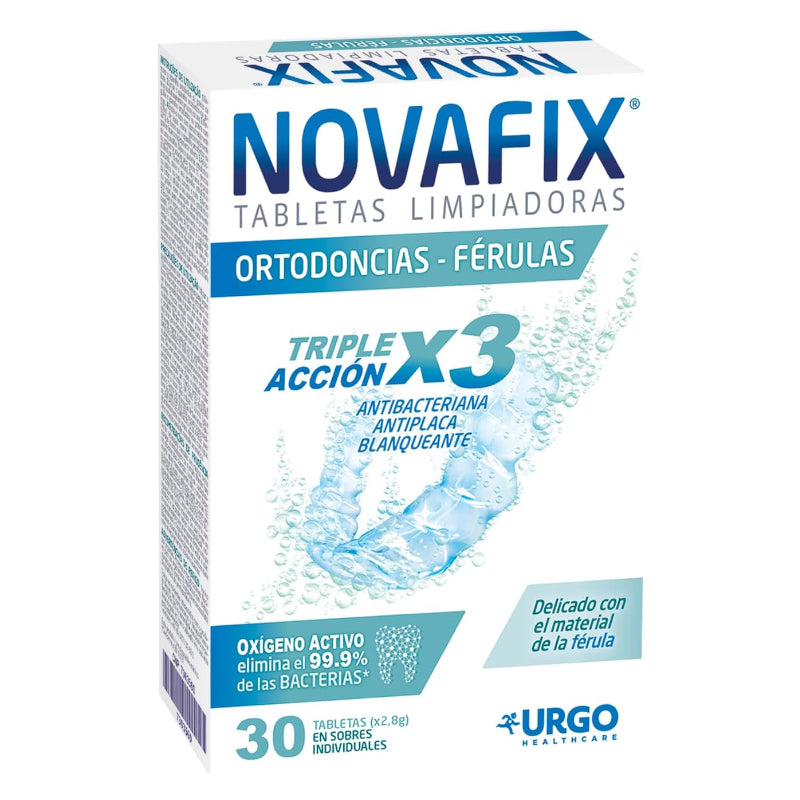 Novafix Orthodontic Appliance Cleaning Tablets (30 units) + Free Box
