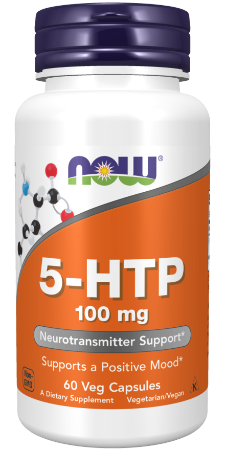NOW 5-HTP 100mg (60 capsules) - Healtsy