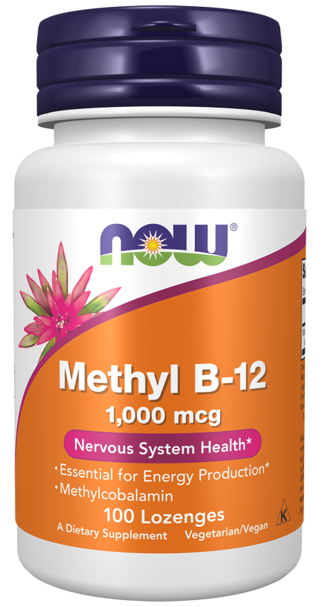 NOW Methyl B-12 (100 tablets) - Healtsy