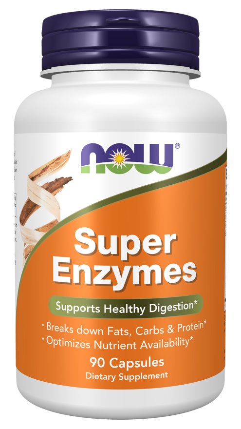 NOW Super Enzymes (90 capsules) - Healtsy