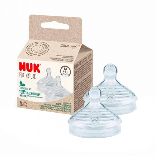 Nuk Nature Teat Silicone_ M (x2 pcs) - Healtsy