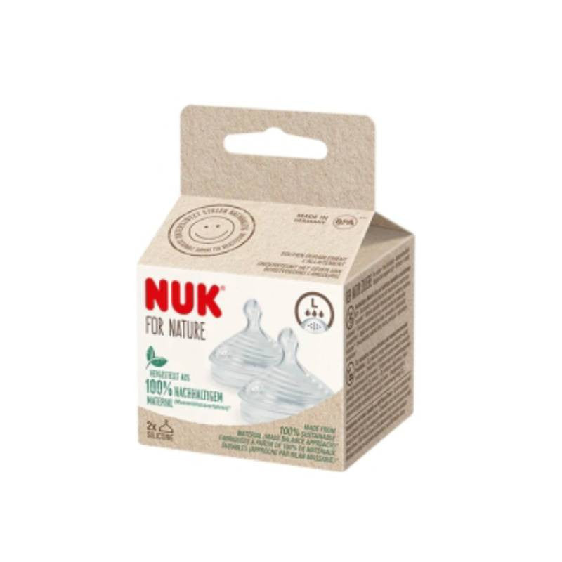 Nuk Nature Teat Silicone_ L (x2 pcs) - Healtsy