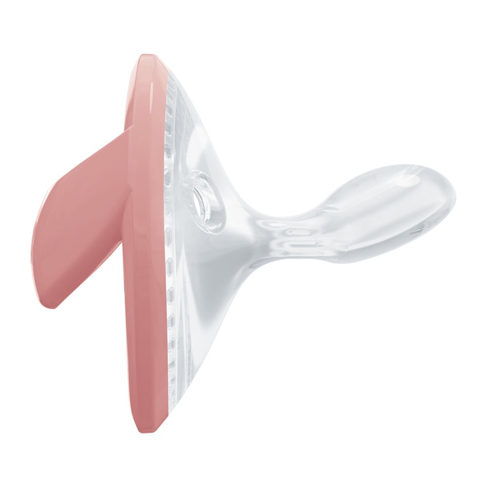 Nuk Mommy Feel Silicone Pacifier_ 0 - 9M_ Pink (x2 units) – Buy Now at Healtsy