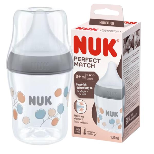 Nuk Perfect Match Baby Bottle_Balloons - 150ml – Buy Now at Healtsy