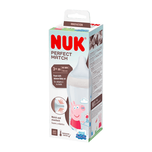 Nuk Perfect Match Silicone Baby Bottle_ Flow M_ Peppa - 260ml – Buy Now at Healtsy