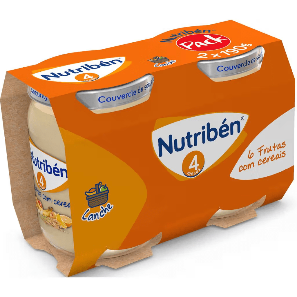 Nutriben Float 6 Fruits with Cereals - 190g (x2 units) – Buy Now at Healtsy