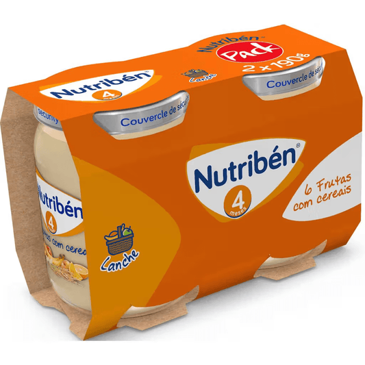 Nutriben Float 6 Fruits with Cereals - 190g (x2 units) – Buy Now at Healtsy
