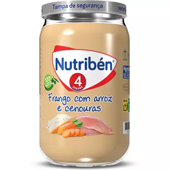 Nutriben Jar 4 Rice Carrot Chicken - 235G – Buy Now at Healtsy