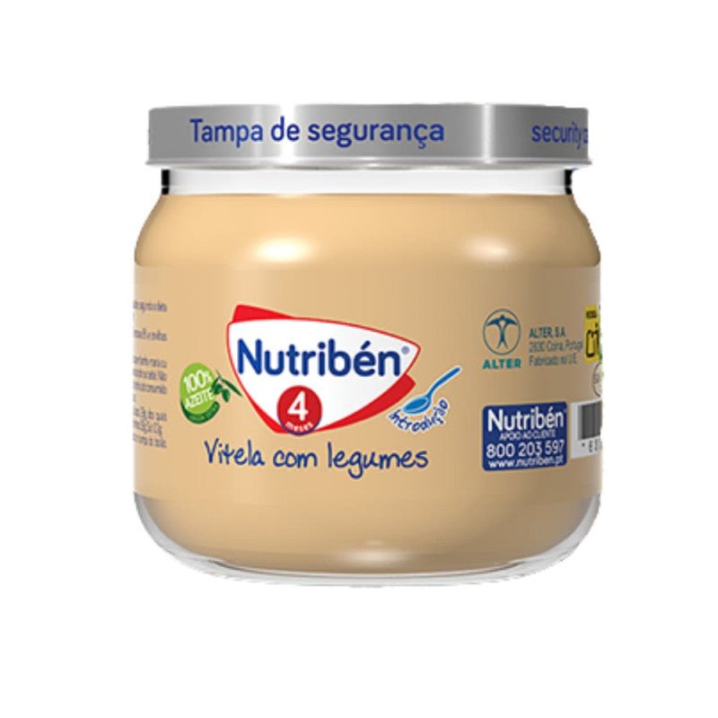 Nutriben Jar 4 Veal Vegetables - 120g – Buy Now at Healtsy