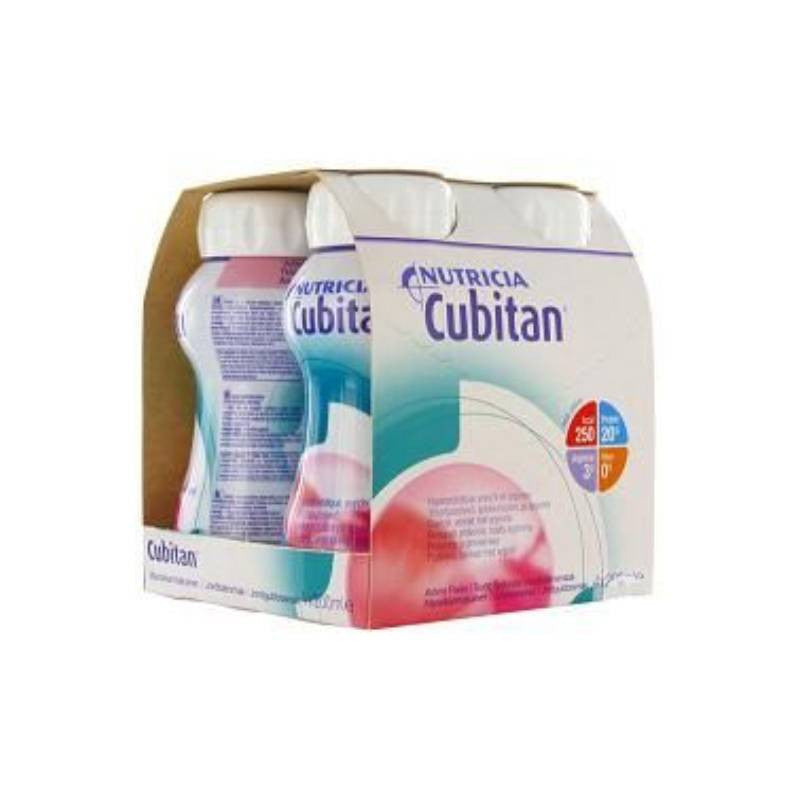 Cubitan Strawberry Solution Bottles - 200ml (x4 units)