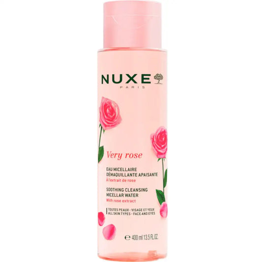 Nuxe Very Rose Soothing Micellar Cleansing Water - 400ml - Healtsy