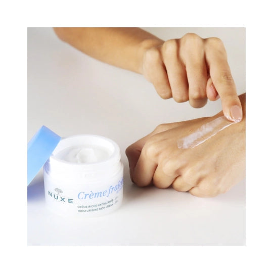 Nuxe Fraiche Rich Moisturizing Cream 48H for Dry Skin - 50ml - Healtsy