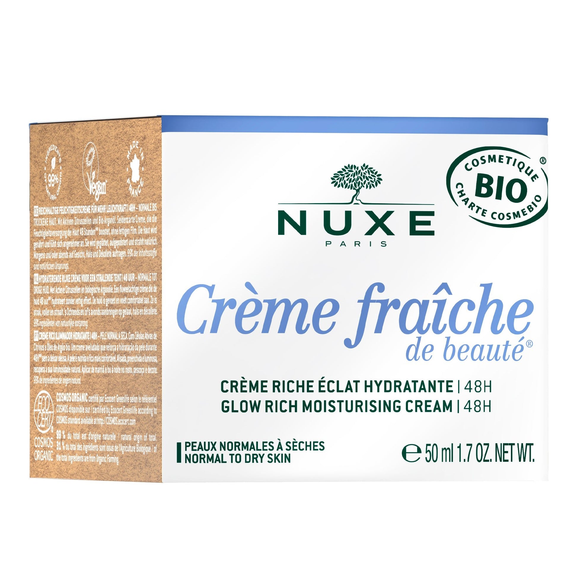 Nuxe Fraiche Rich Illuminating Moisturizing Cream - 50ml – Buy Now at Healtsy