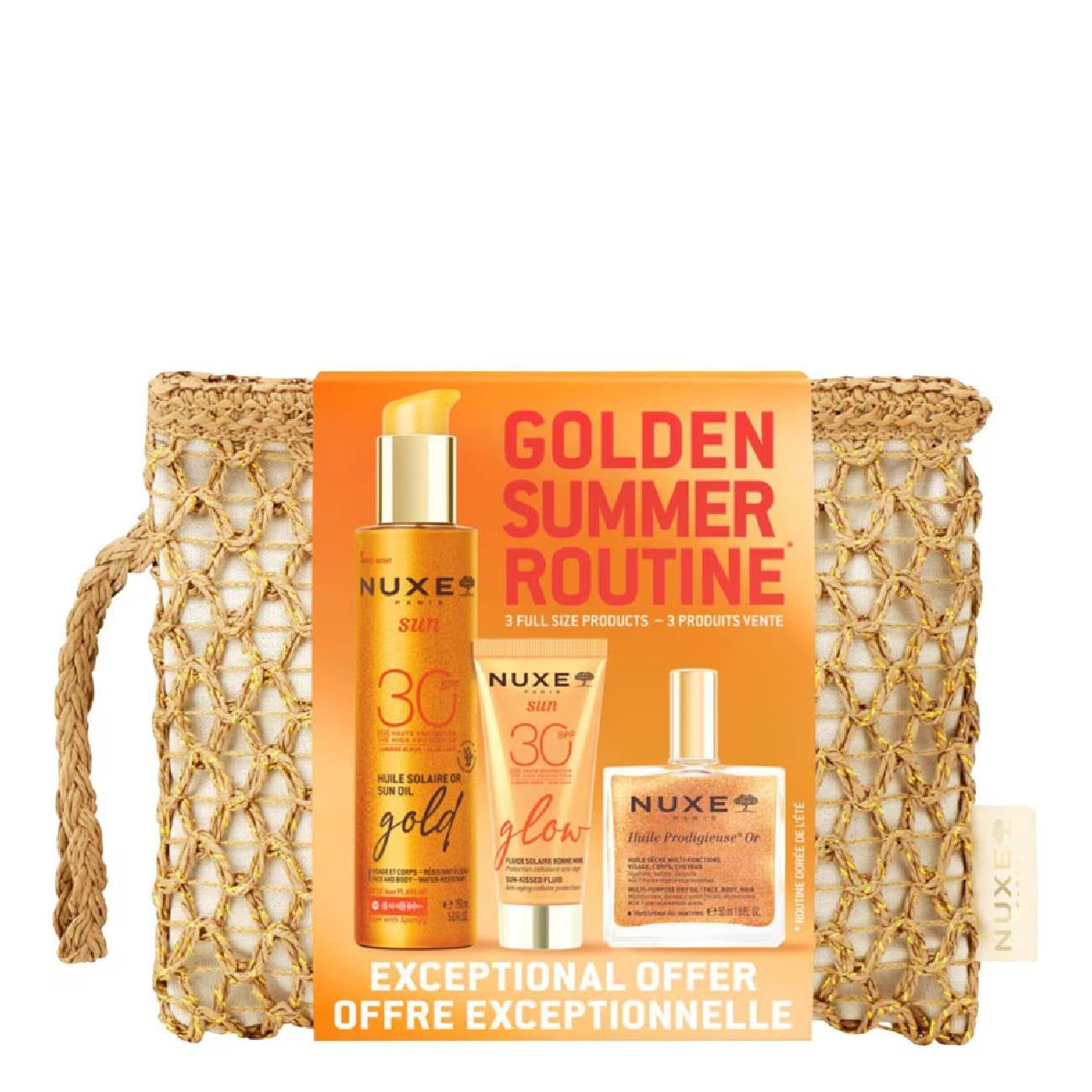 Nuxe Golden Summer Routine Bag - Healtsy