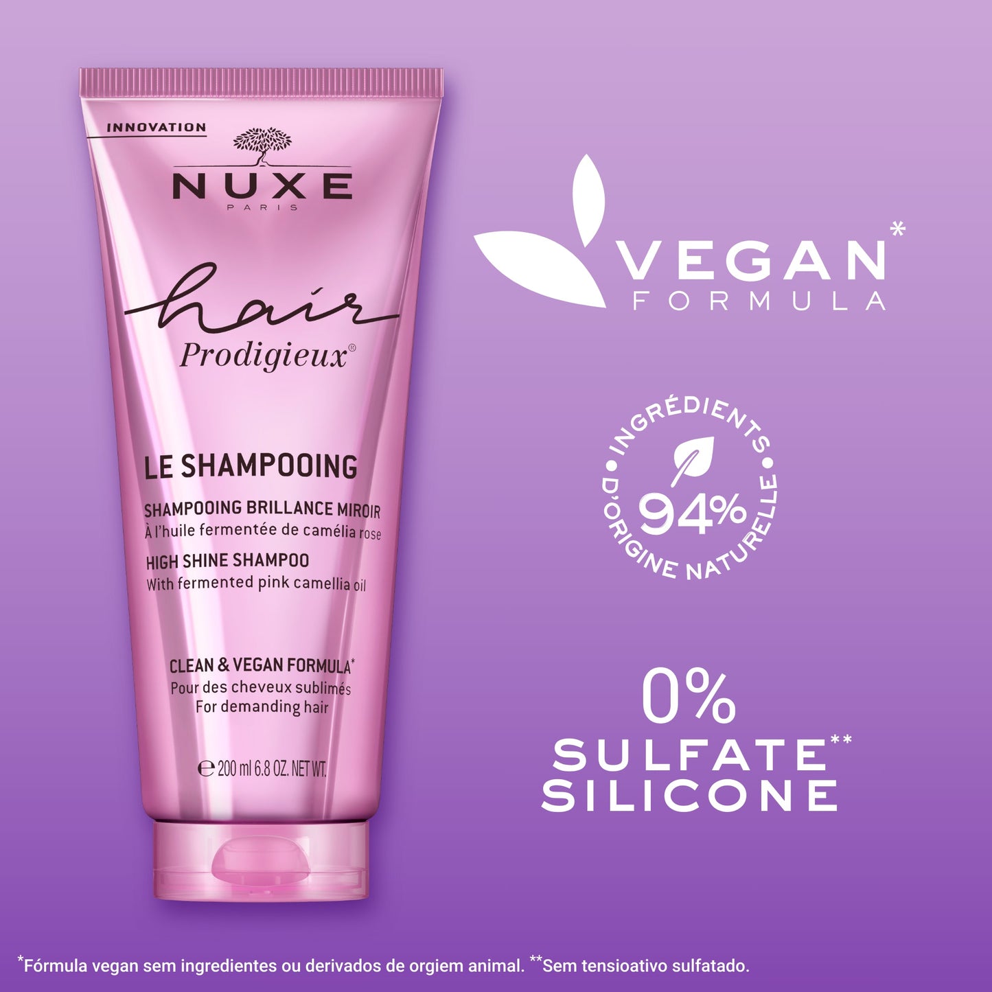 Nuxe Hair Prodigieux Mirror Shine Shampoo - 200ml – Buy Now at Healtsy