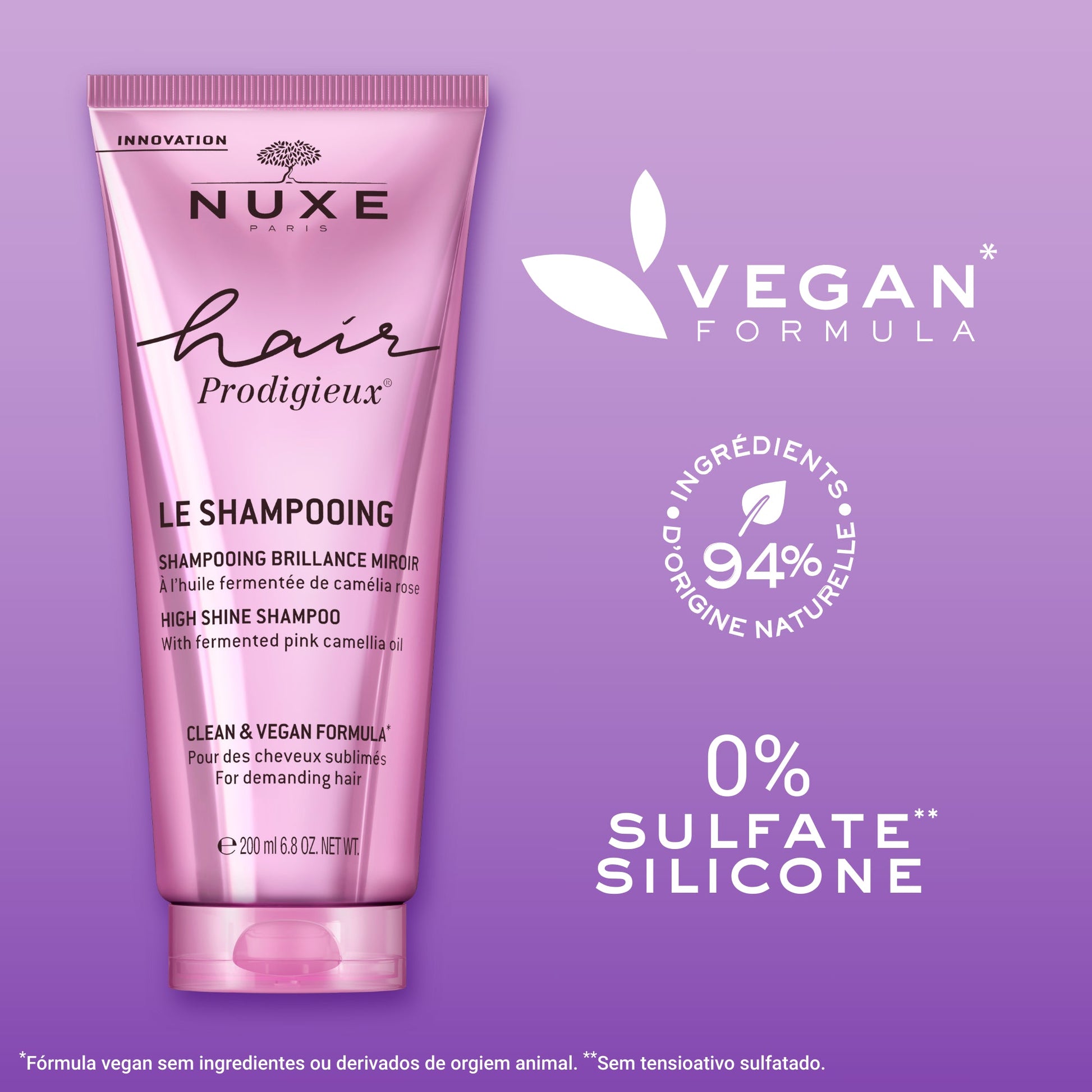 Nuxe Hair Prodigieux Mirror Shine Shampoo - 200ml – Buy Now at Healtsy