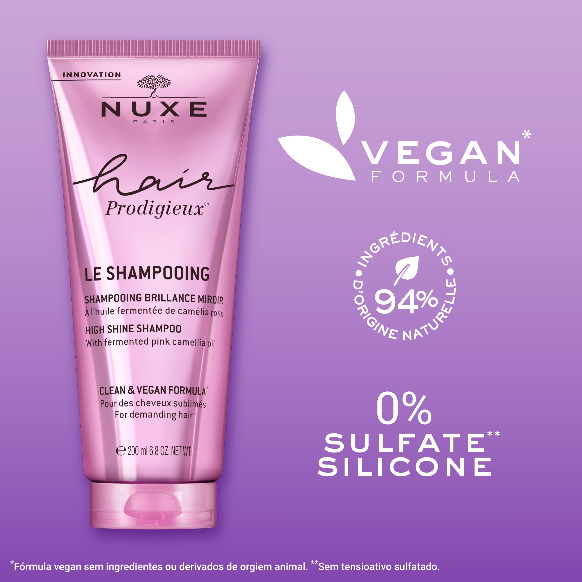 Nuxe Hair Prodigieux Mirror Shine Shampoo - 200ml – Buy Now at Healtsy