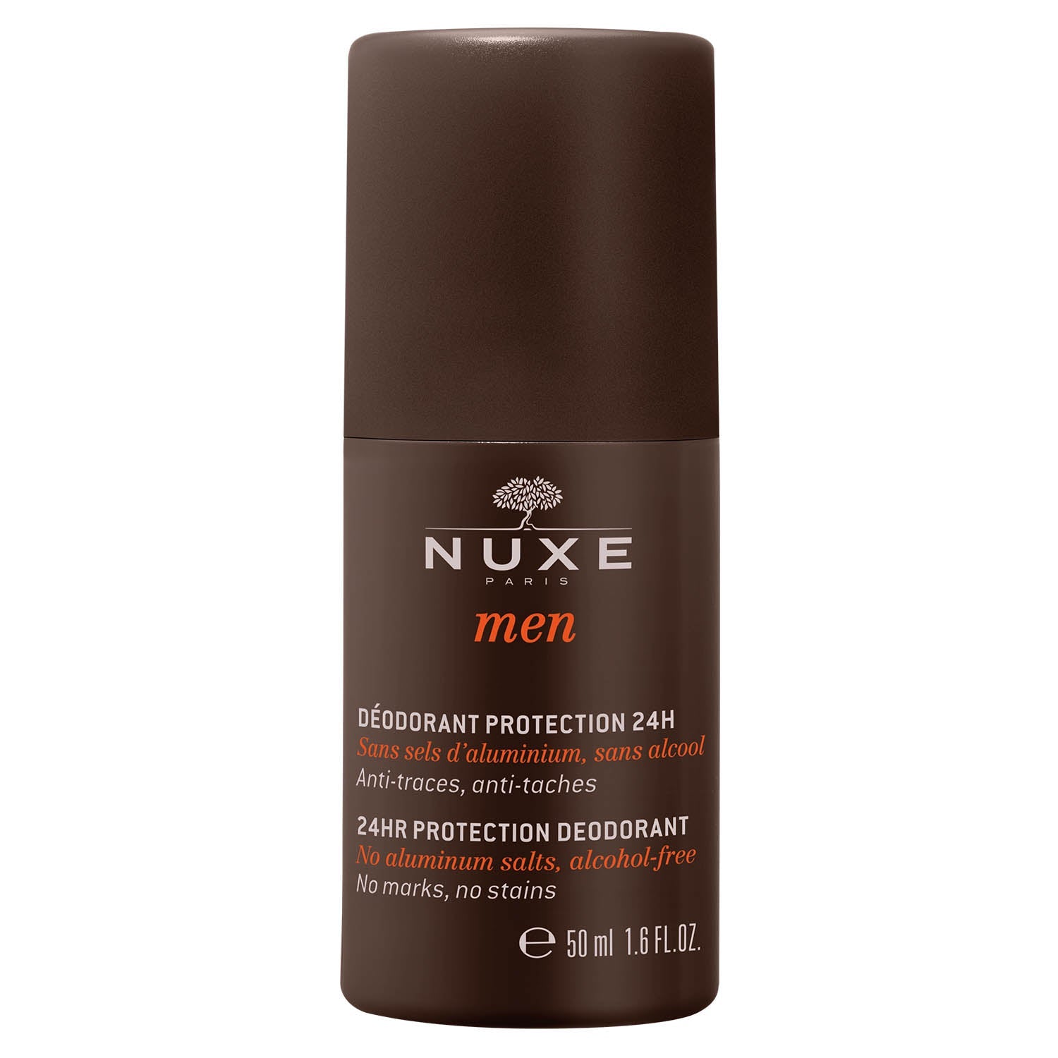 Nuxe Men Deo Roll On Protection 24H - 50ml – Buy Now at Healtsy