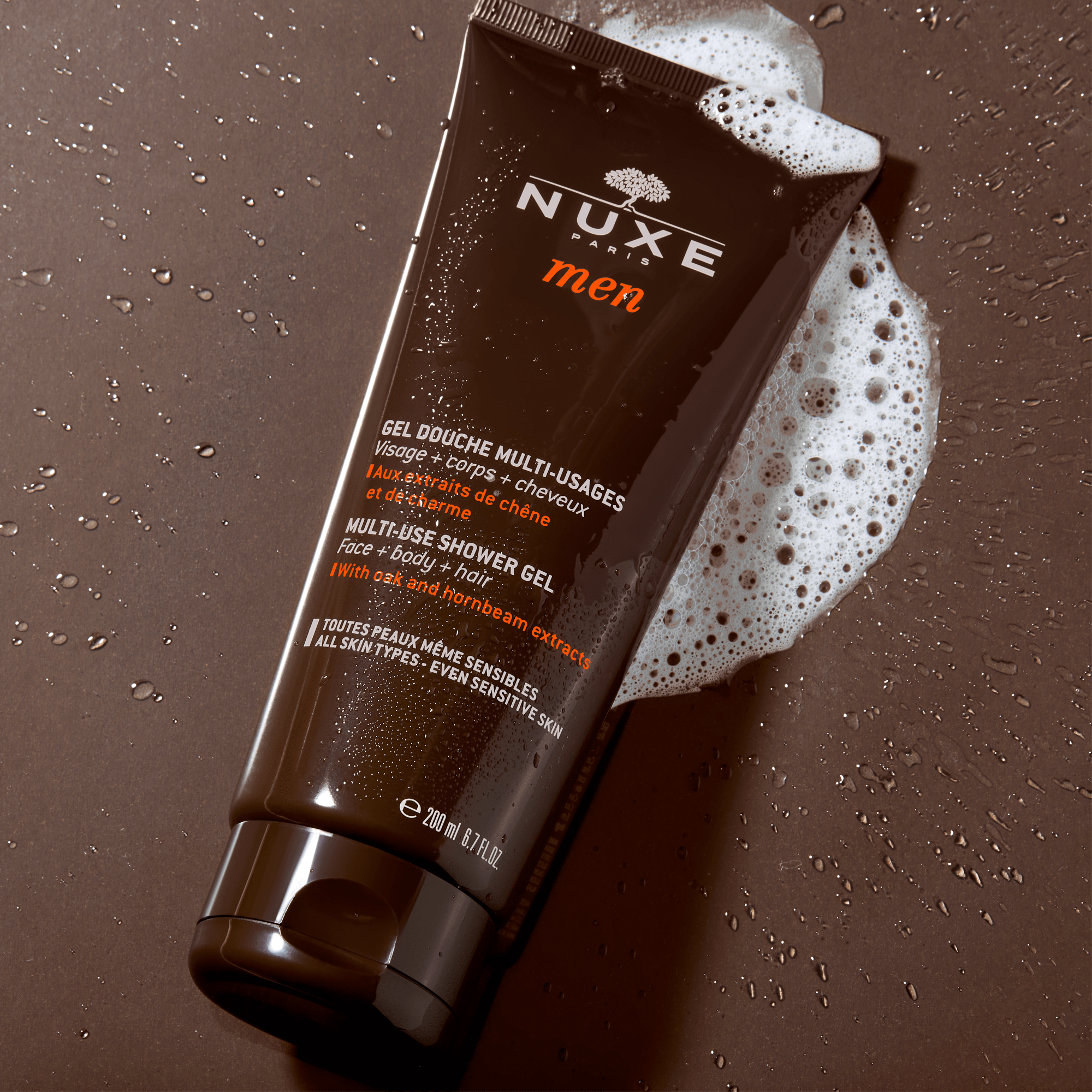Nuxe Men Multipurpose Shower Gel - 200ml – Buy Now at Healtsy