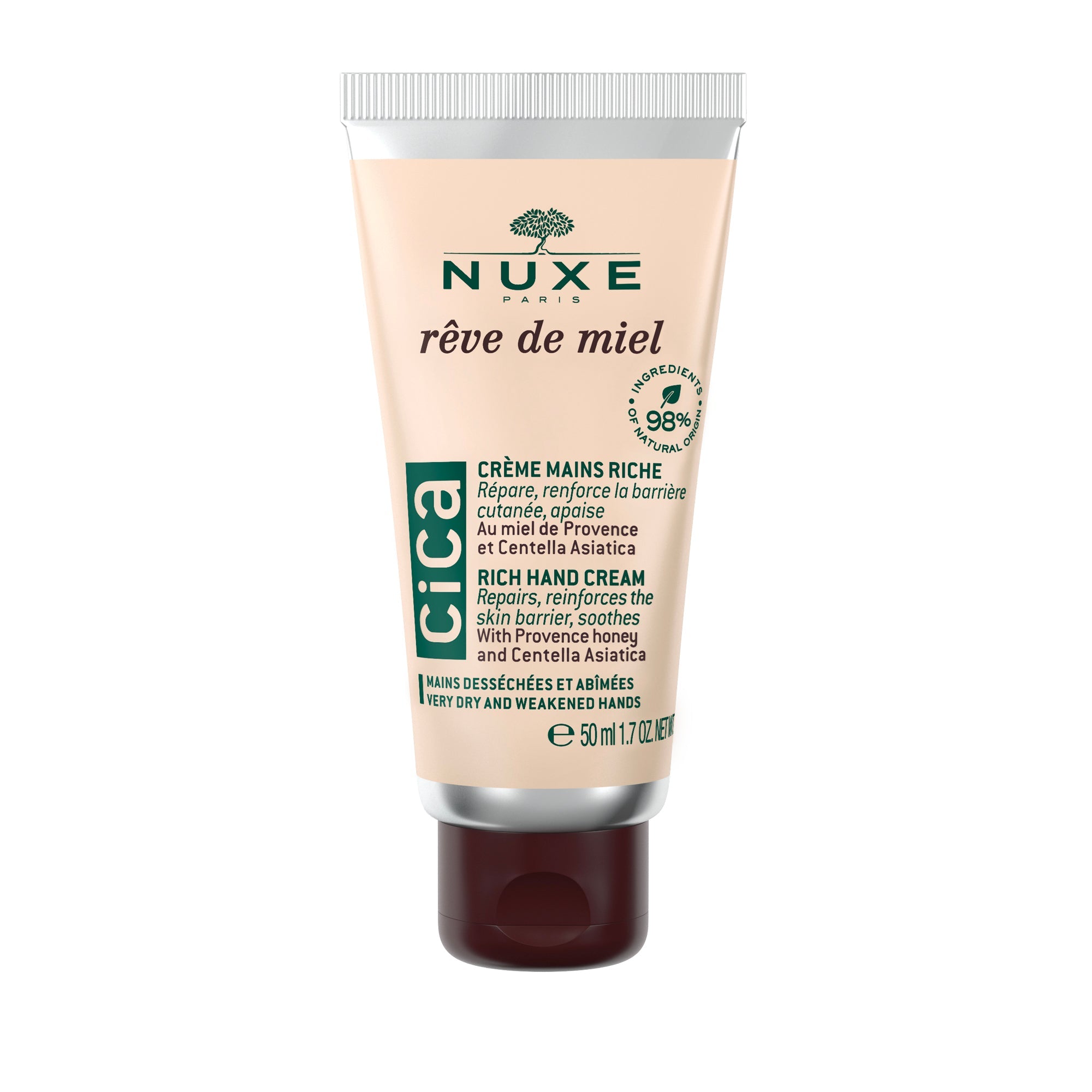 Nuxe Rêve de Miel Rich CICA Hand Cream - 50ml – Buy Now at Healtsy