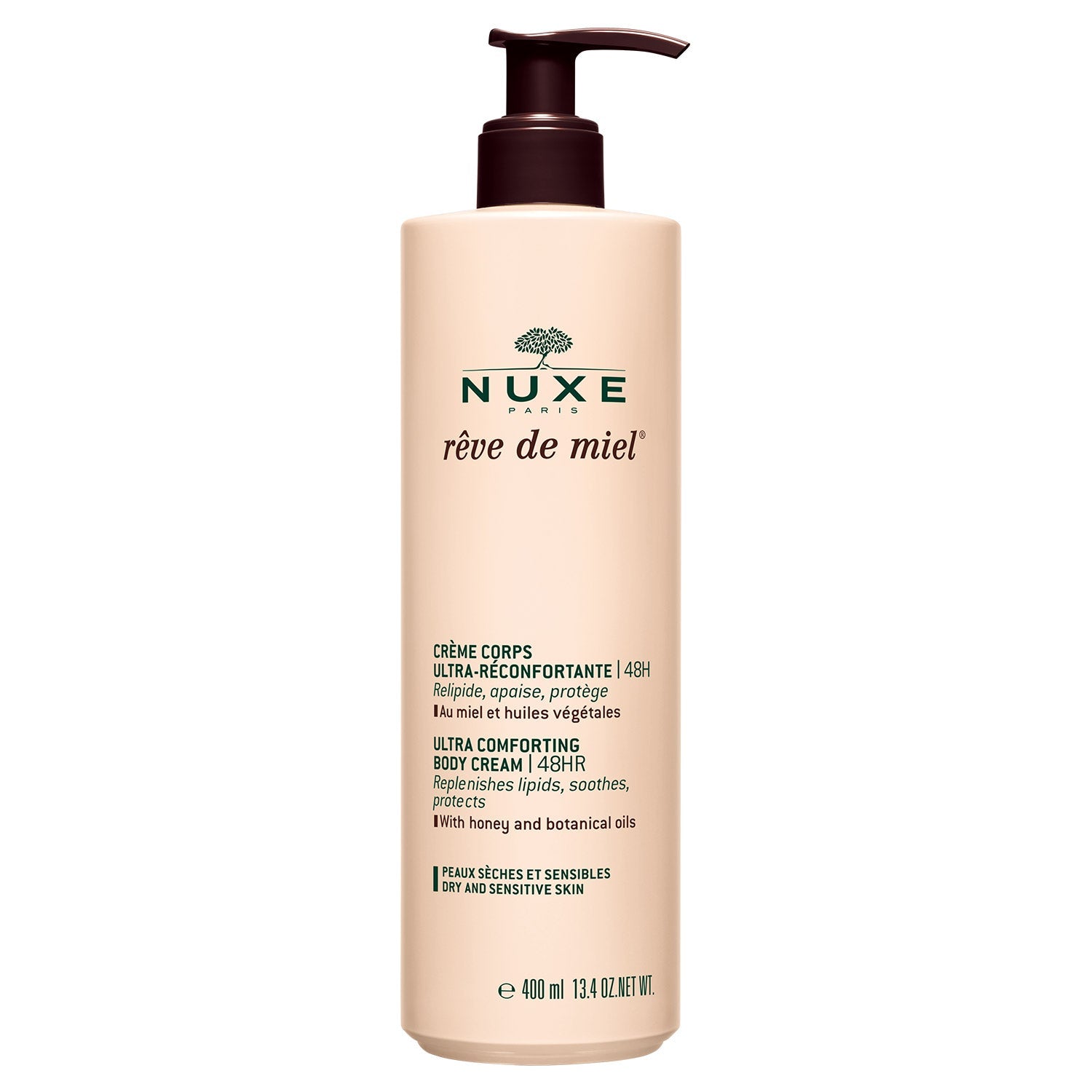 Nuxe Rêve de Miel Ultra - Comforting 48hr Body Cream - 400ml – Buy Now at Healtsy